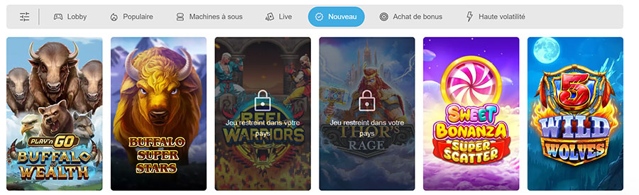 Les nouveaux jeux disponibles sur le casino Evolve casino nouveaux jeux